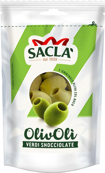 Image du produit Sacla Olives vertes, dénoyautées (192 g)
