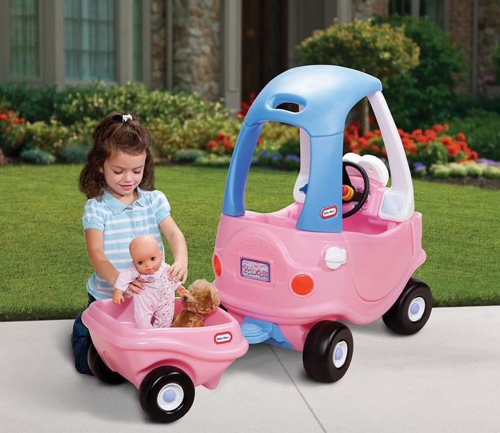 Actual product image Little Tikes Cozy coupe trailer stroller to sit on