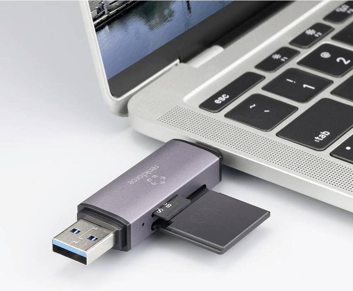 Immagine prodotto Renkforce RF-CR-200 USB-Kartenleser Smartphone/Tablet USB-A (USB 3.1 Gen 1), US (USB, USB 3.1 Gen 1)