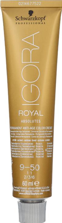Produktbild Schwarzkopf Professional Igora Royal Absolutes Permanent Color Creme (Blond)