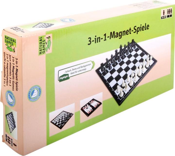 Natural games 3-in-1 magnetic game (German)