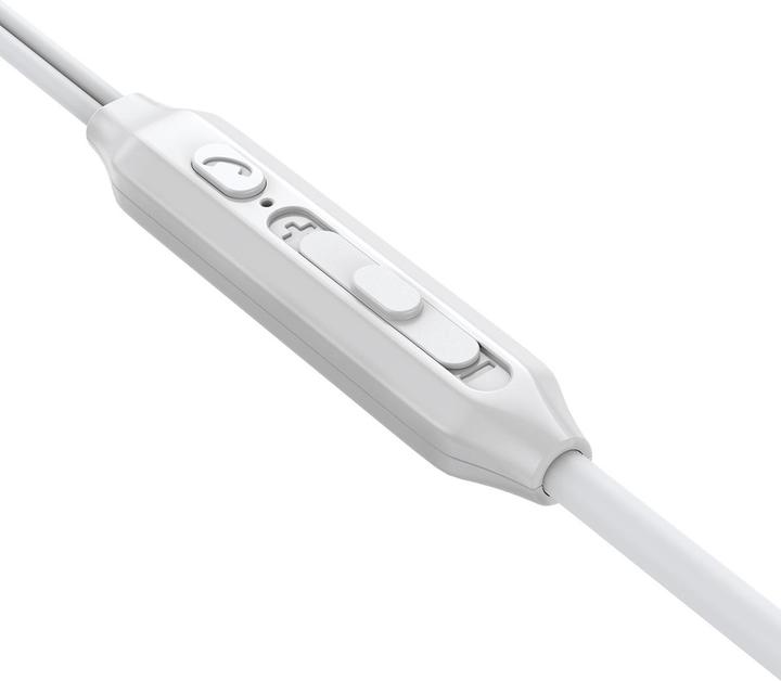 Actual product image Joyroom JR-EC06 TYPE-C Series In-Ear Metal Wired Earbuds-Silver (Cable)