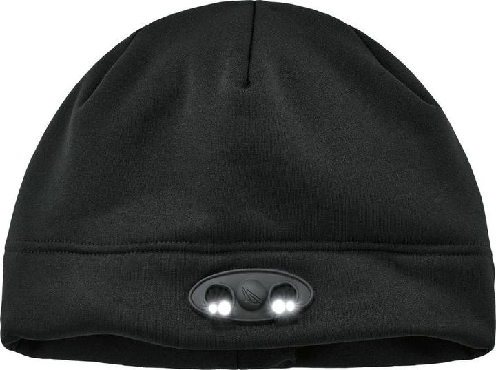 Ergodyne Fleecemütze N-Ferno 6804, mit 4 LEDs, schwarz (One Size)