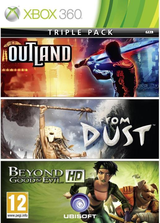 Immagine prodotto Ubisoft Microsoft Triple Pack: Beyond Good & Evil + Outland + From Dust, Xbox 360 (Xbox 360, EN)