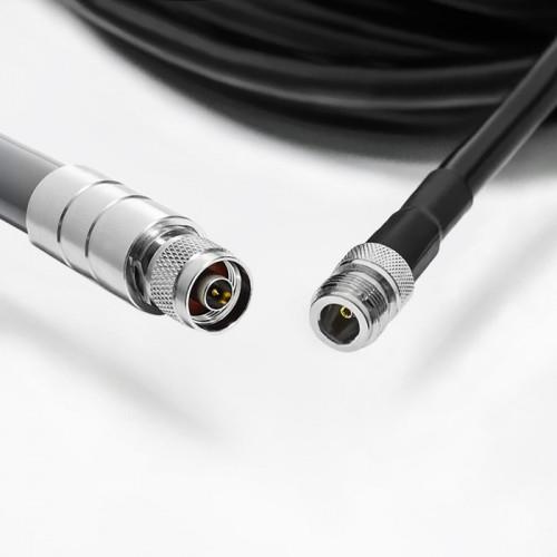 Image du produit Qoltec 57027 Câble coaxial LMR400 N-type RP-SMA Noir (Câble d'antenne)