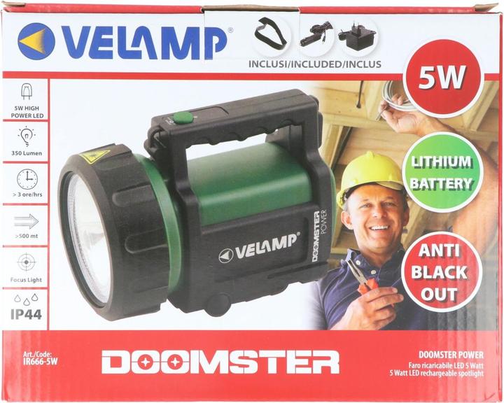 Produktbild Velamp Tragbare wiederaufladbare Lampe (350 lm)
