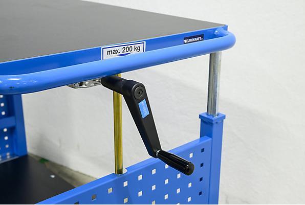Produktbild eurokraft pro Montagewagen, höhenverstellbar (400 kg)