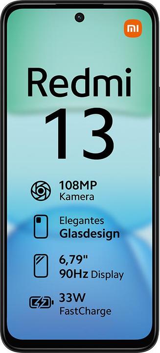 Image du produit Xiaomi Redmi 13 (128 Go, Noir, 6.79", Double SIM, 108 Mpx, 4G)