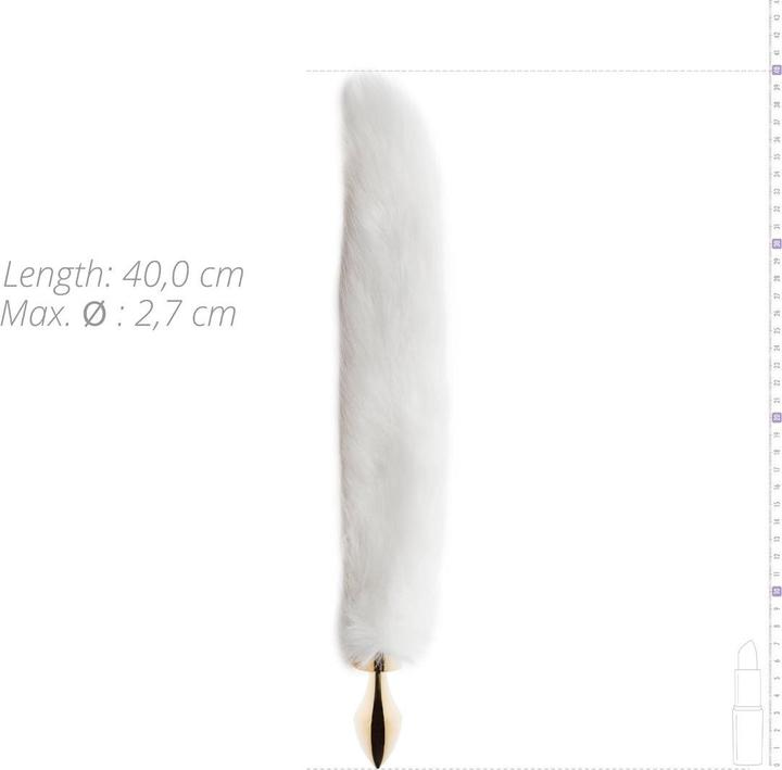 Actual product image Easytoys Fox Tail Plug
