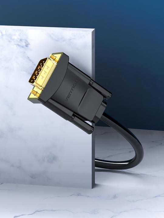 Immagine prodotto Vention Cavo da DVI(24 1) a VGA da 1,5 m EABBG (nero) (1.50 m, DVI)