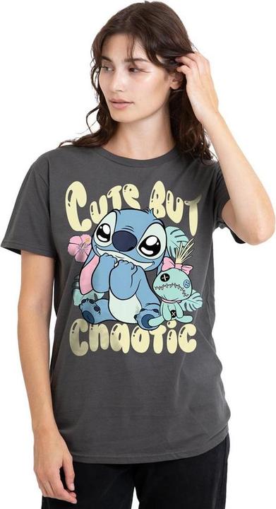 Immagine prodotto Lilo & Stitch Cute But Chaotic Maglietta Classico Donna (M)