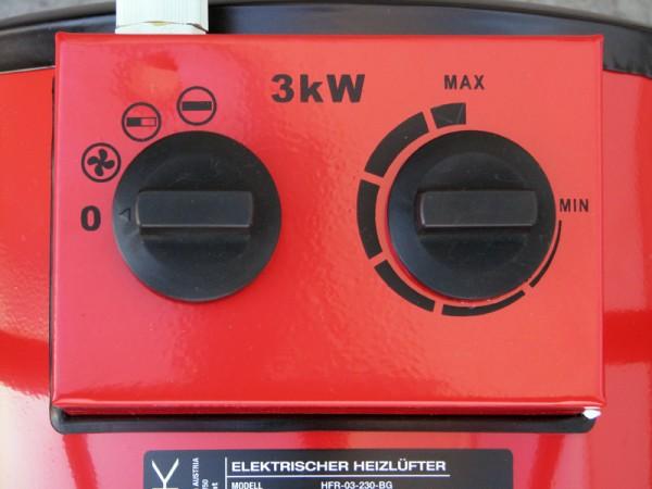 Image du produit Rotek - Elektrischer Heizlüfter HFR-03-230-BG (3000 W)
