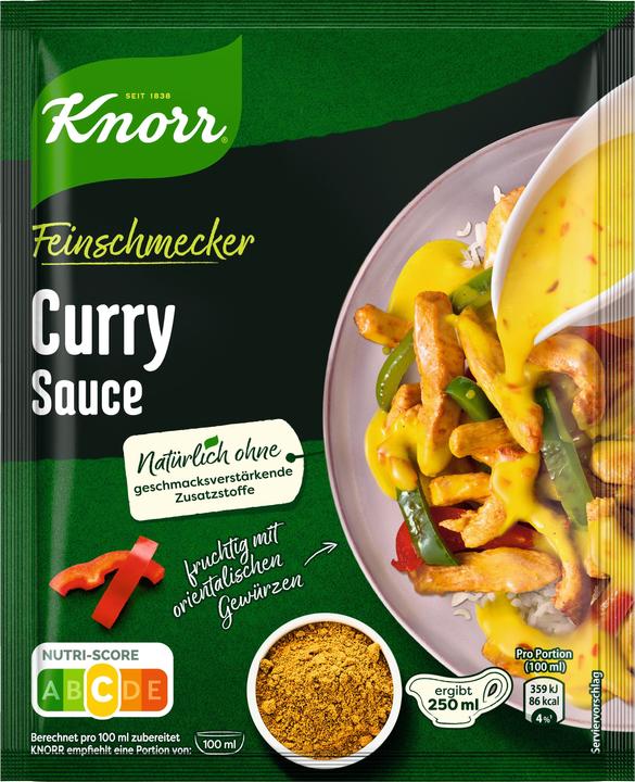 Produktbild Knorr Curry Sauce ergibt 250 ml (47 g)