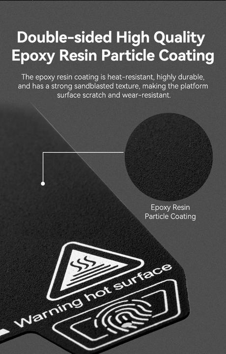 Actual product image Creality Printing platform Epoxy resin print plate 235 x 235 mm