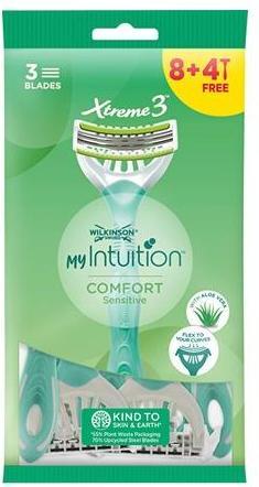 Immagine prodotto Wilkinson Rasoio usa e getta da donna My Intuition Comfort Sensitive e 8 + 4 pz.