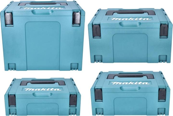 Produktbild Makita Makpac Set Gr. 1 + 2 + 3 + 4 Transportbox und Werkzeugkiste