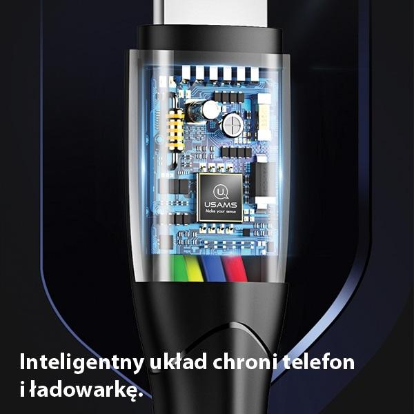 Produktbild Usams Kabel U35 microUSB 2A Fast Charge 1m biały/white SJ365USB02 (US-SJ365) (1 m, USB 2.0)