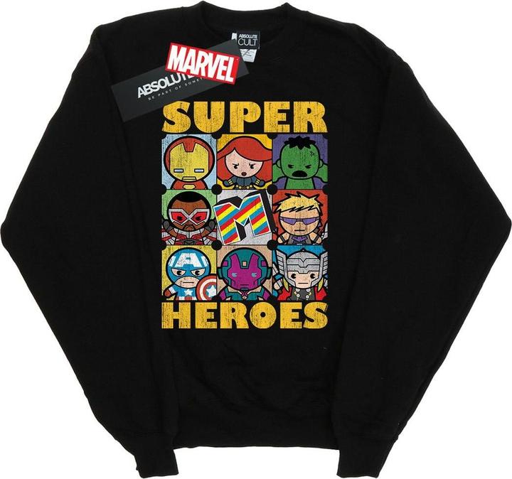 Kawaii Super Heroes Sweatshirt (XXL)