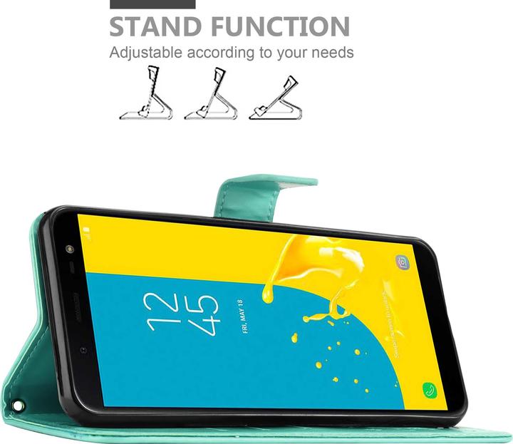 Image du produit Cadorabo Couverture du livre de fleurs (Samsung Galaxy J6 (2018))