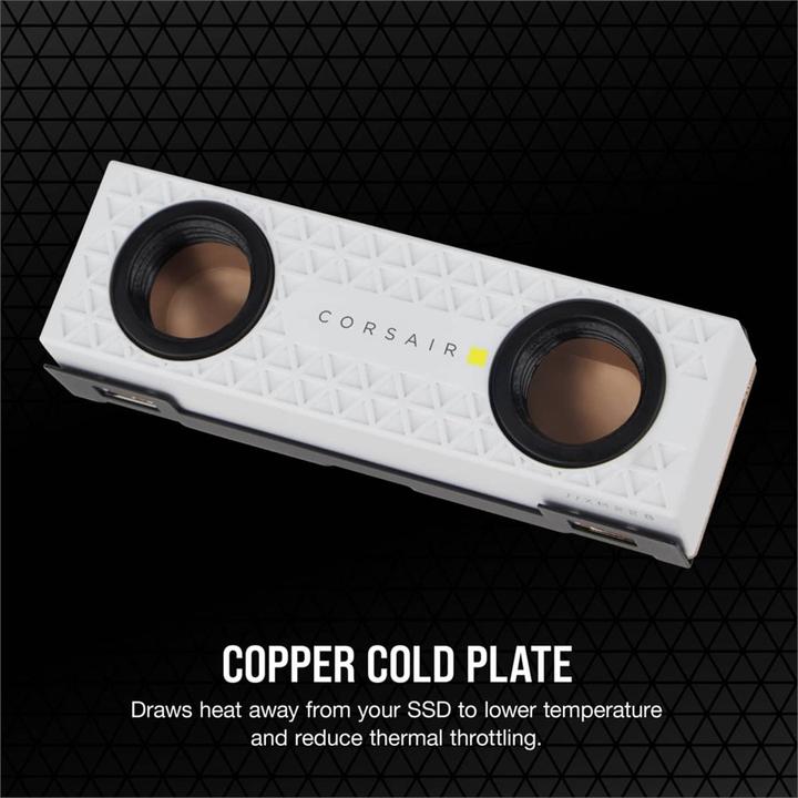 Produktbild Corsair M.2 water block, XM2 2280 White