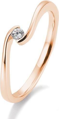 Breuning Ring Schwung 0,05-0,30ct. (53, 585/14 K Gold)