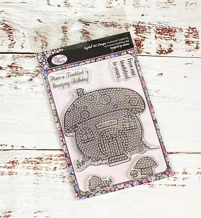 Produktbild Craft Buddy Enchanted Toadstool, Crystal Art A6 Stamp Set