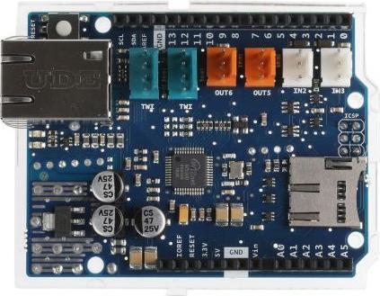 Actual product image Arduino Ethernet Shield 2 Shield, A000024 V2.0