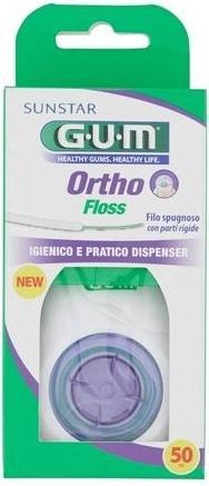 Actual product image GUM SUNSTAR Ortho Zahnseide 3 in 1