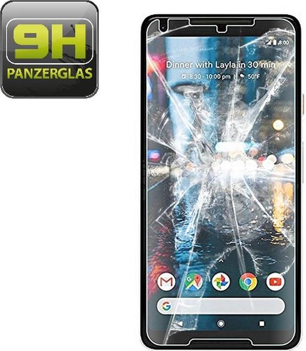 Produktbild Protectorking 2x echtes Tempered 9H Panzerhartglas 3D KLAR (2 Stück, Google Pixel 2)