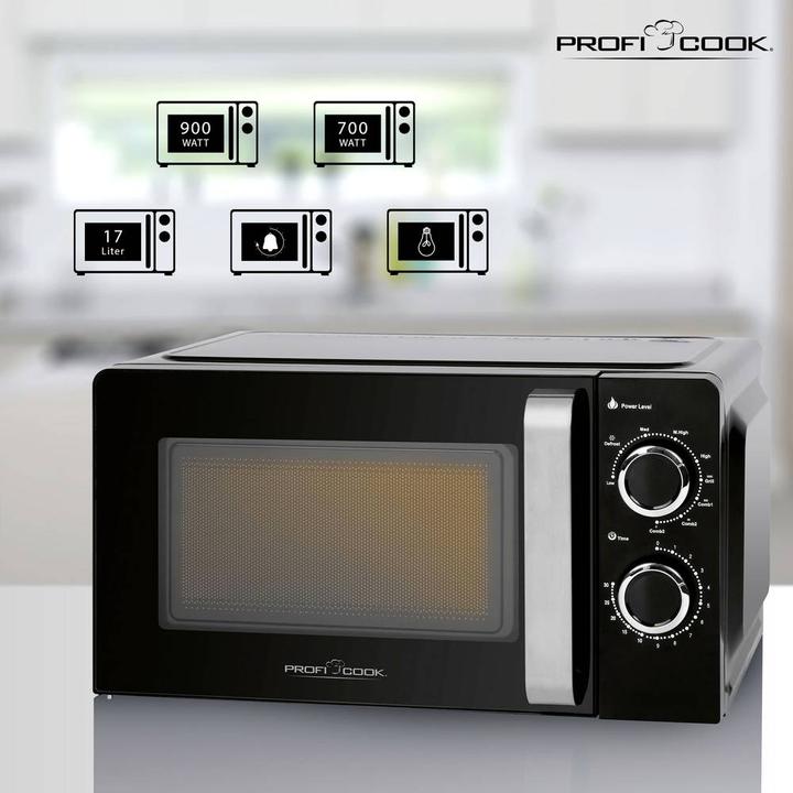 Actual product image Bomann PC-MWG 1208 Arbeitsplatte Grill-Mikrowelle, Edelstahl (17 l)