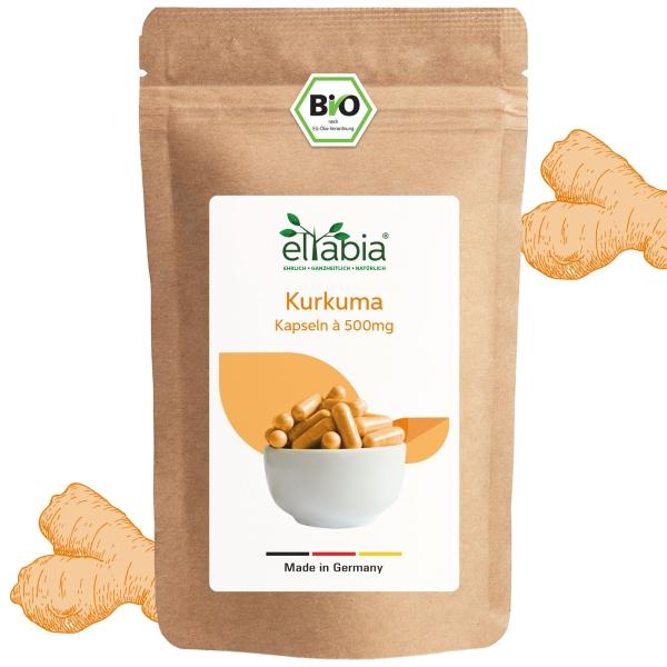 Eltabia Bio Kurkuma Piperin Kapseln 100 (100 Stück, Kapseln)
