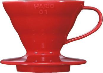 Immagine prodotto Hario V60-02 Contagocce per caffè in ceramica, rosso