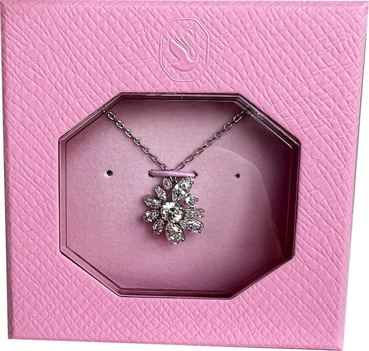 Produktbild Swarovski Kette Gema Flower 5648977 (Metall rhodiniert)
