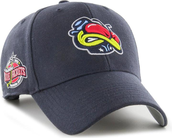 Actual product image 47 Brand Curved Snapback Cap Vintage Columbus Blue Jackets (One size)