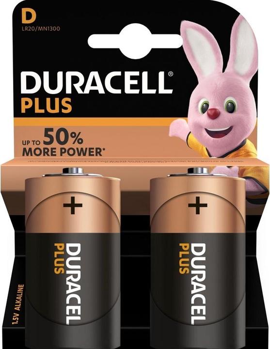 Produktbild Duracell Plus (2 Stk., D, 15000 mAh)