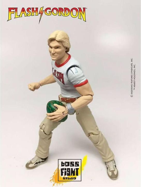 Image du produit Boss Fight Studio Flash Gordon Hero H.A.C.K.S. Figurine Flash Gordon with Lunchbox