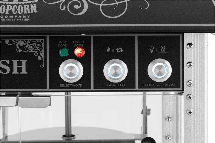 Produktbild Royal Catering Popcornmaschine mit Wagen Retro-Design