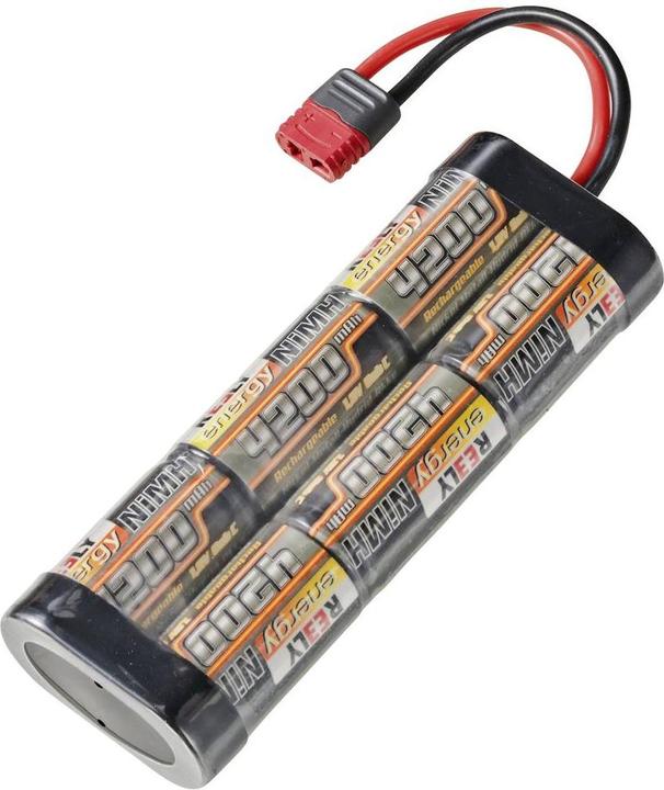 Produktbild Reely Modellbau-Akkupack (NiMh) 7.2 V 4200 mAh Zellen-Zahl: 6 Stick T-Stecksyst (7.20 V, 4200 mAh)