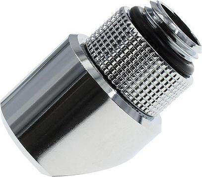 Produktbild Barrow Adapter 45 Grad G1/4 Zoll AG auf G1/4 Zoll IG - drehbar, silber