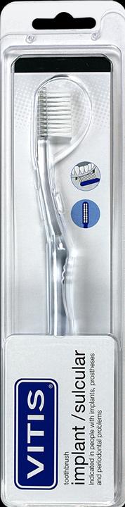 Actual product image Vitis implant Sulcus toothbrush Toothbrush (1 x)