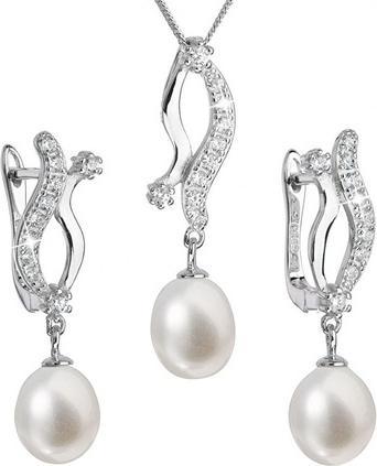 Immagine prodotto Evolution Group Luxury Silver Set with Genuine Pearls Pavon 29028.1