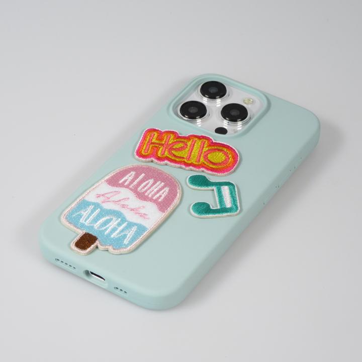 Produktbild PhoneLook Sticker Aufkleber für Handy/Tablet/Computer 3D gestickt Hello! Bubble