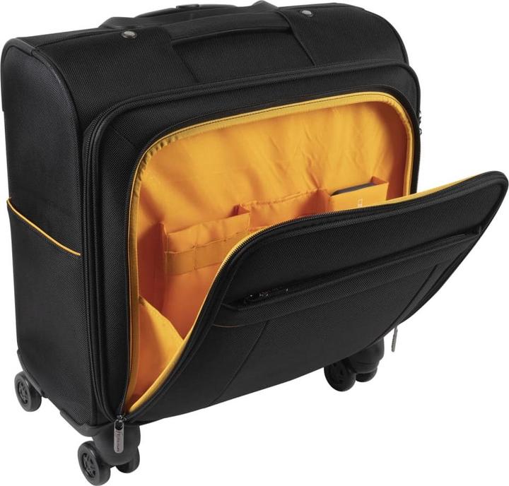 Image du produit Exacompta Trolley pour ordinateur portable Exactive® 48 x 42 x 23 cm (L x H x P) Polyester noir/orange (50.57 l, M (50 - 90l))