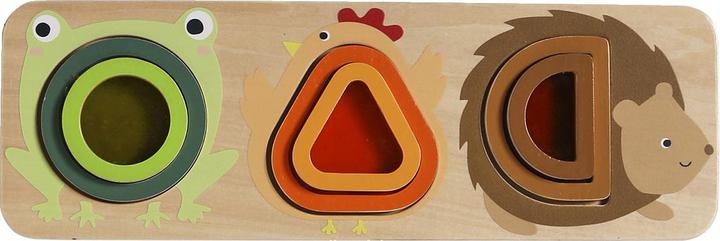 Image du produit Vertbaudet Baby Steckspiel-Brett mit Tierfiguren aus Holz FSC®