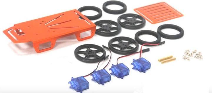 Image du produit OEM Mini Robot Rover Kit de châssis 4WD
