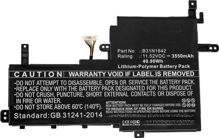 Actual product image CoreParts Laptop Battery for Asus (3600 mAh)