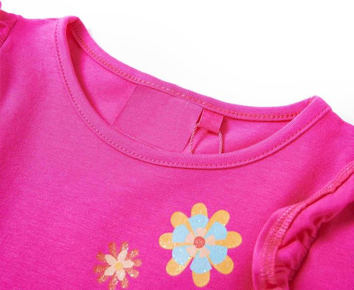 Immagine prodotto VidaXL Camicia da bambino a maniche lunghe rosa scuro 140,Materiale: 95 % cotone (140)