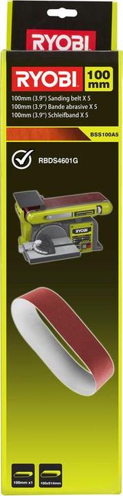 Produktbild Ryobi BSS100A5 (e) Schleifgurt (80)