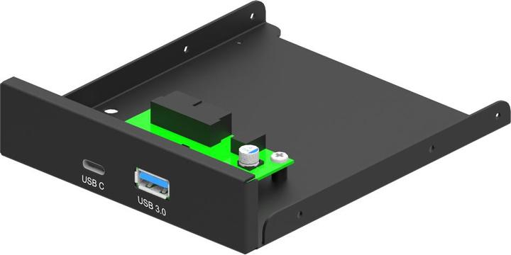 Gembird Panel przedni 3,5" USB 3.1 Typ-A + Typ-C (USB 3.0)