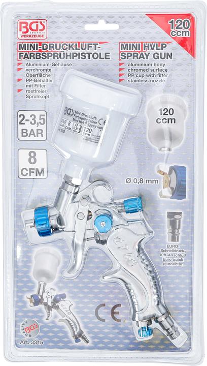 Productafbeelding BGS 120cc Mini Perslucht Verfspuitpistool